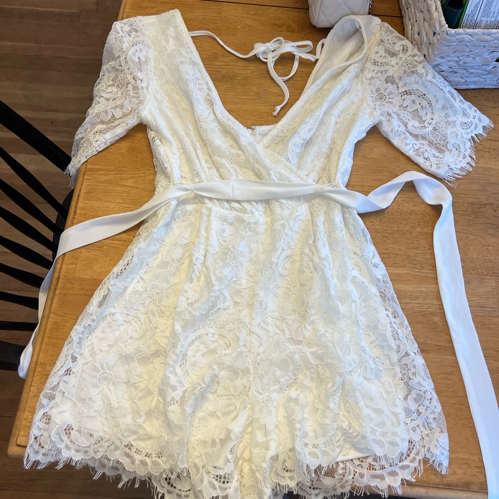 White Romper